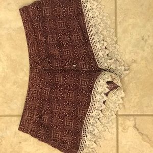 Maroon Shorts